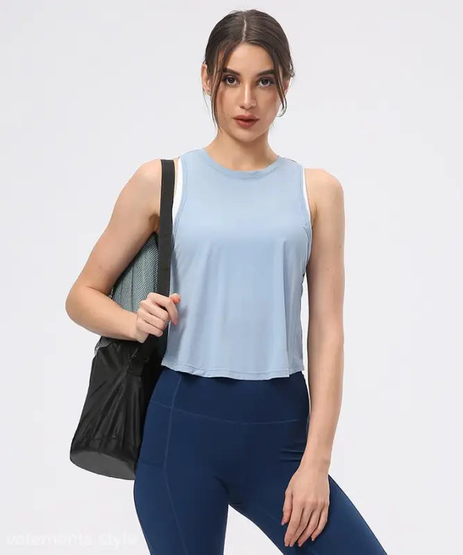 Half Waist Blouse for Yoga-VETEMENTS 