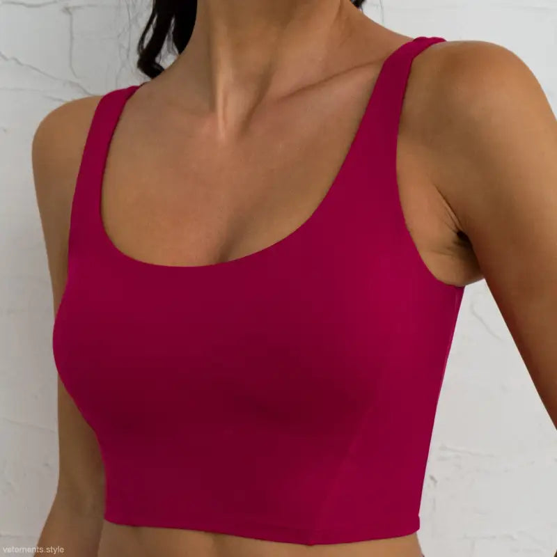 Elastic Backless Yoga Wear Bra Running Shockproof Quick Drying  Workout-VETEMENTS 