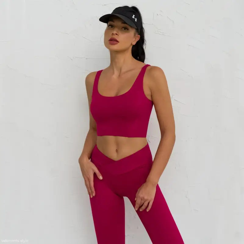 Elastic Backless Yoga Wear Bra Running Shockproof Quick Drying  Workout-VETEMENTS 