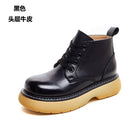 STYLISH THICK-SOLE LEATHER BOOTS-VETEMENTS 