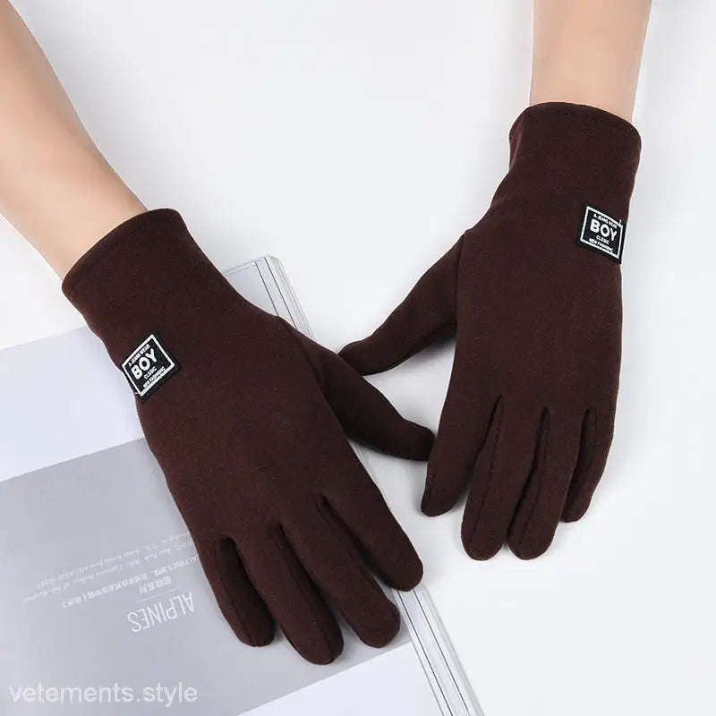 WARM WINTER PLUSH GLOVES-VETEMENTS 