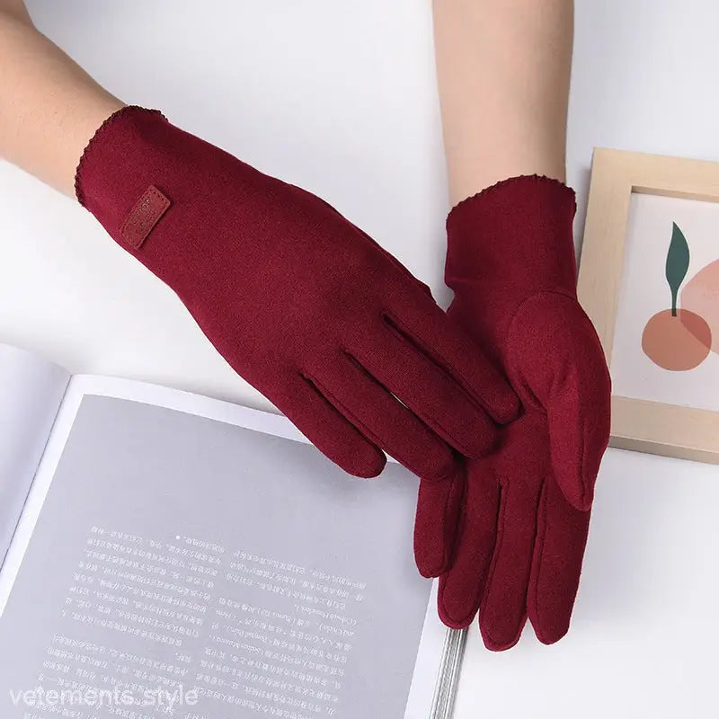 WARM WINTER PLUSH GLOVES-VETEMENTS 