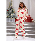 WINTER PLUSH LOVING HEART CHRISTMAS HOODED JUMPSUIT-VETEMENTS 