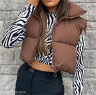 Winter Slim Fit Cotton Padded Jacket Vest Top