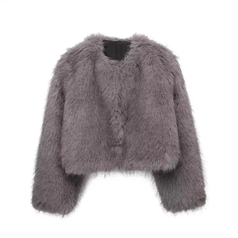 SOCIALITE FUR EFFECT JACKET-VETEMENTS 