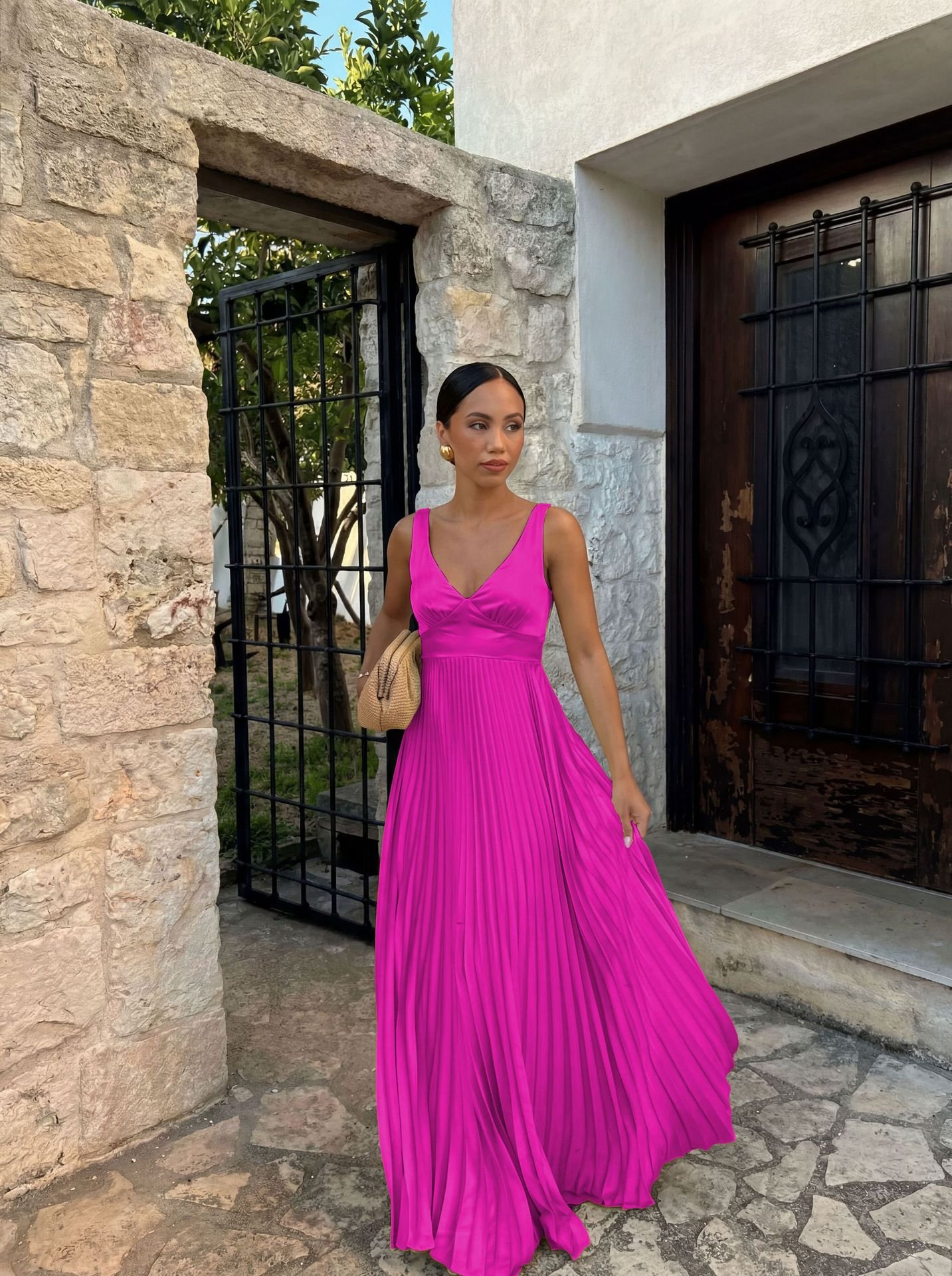 Spring Summer Dress Fitted Waist - Image 10