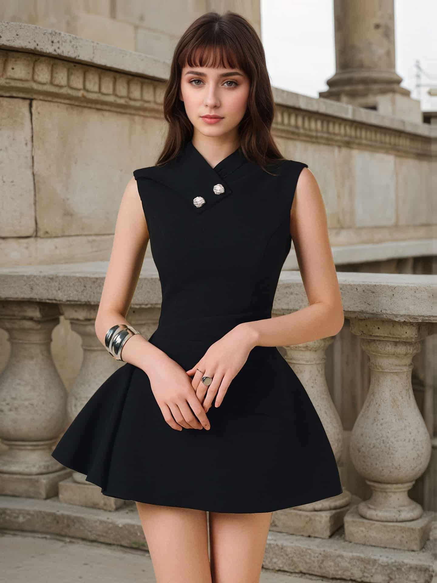 Mini Thin Dress High Sense - Image 4