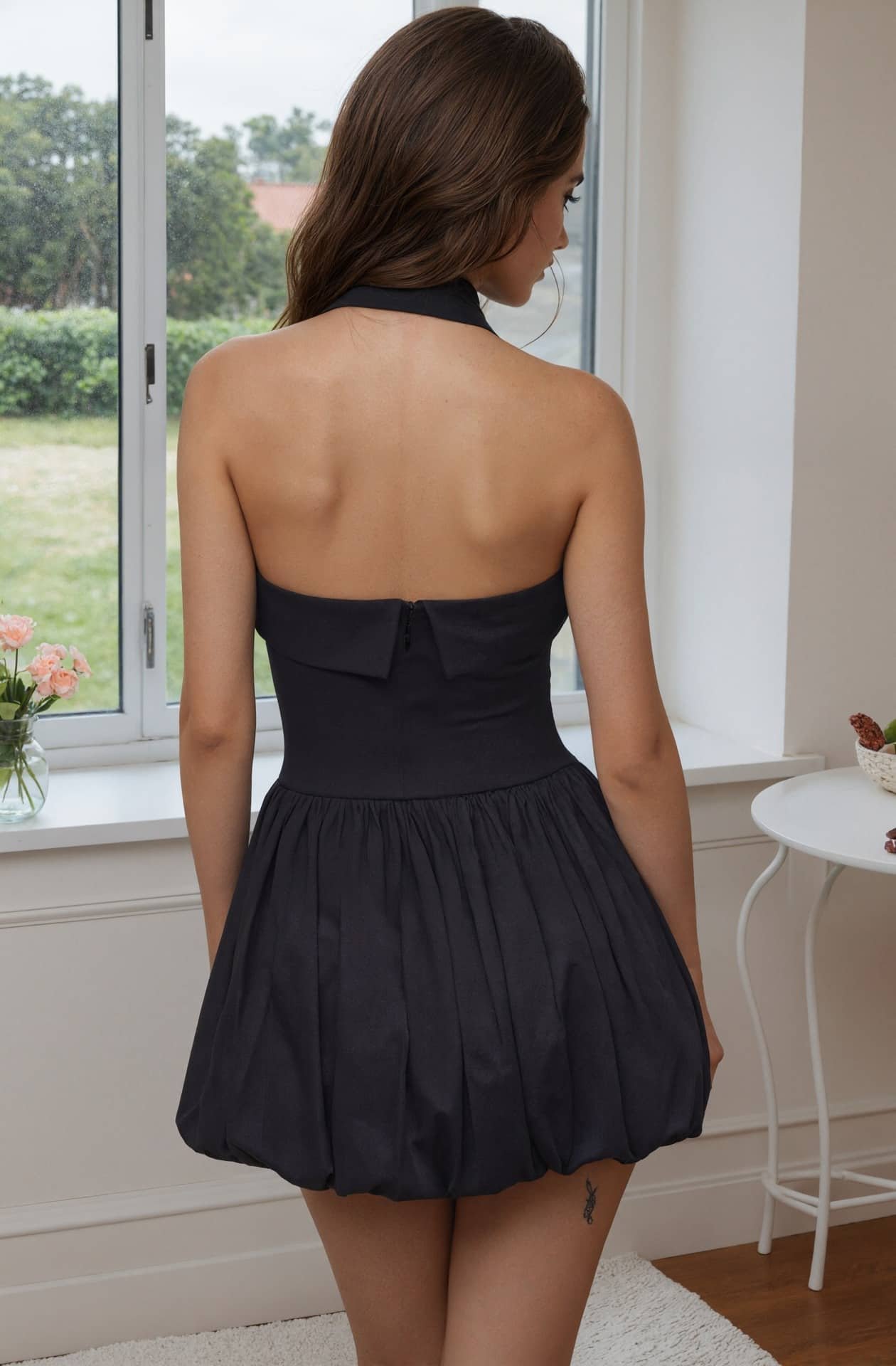 Fashionable Dress Slim Fit - Image 5