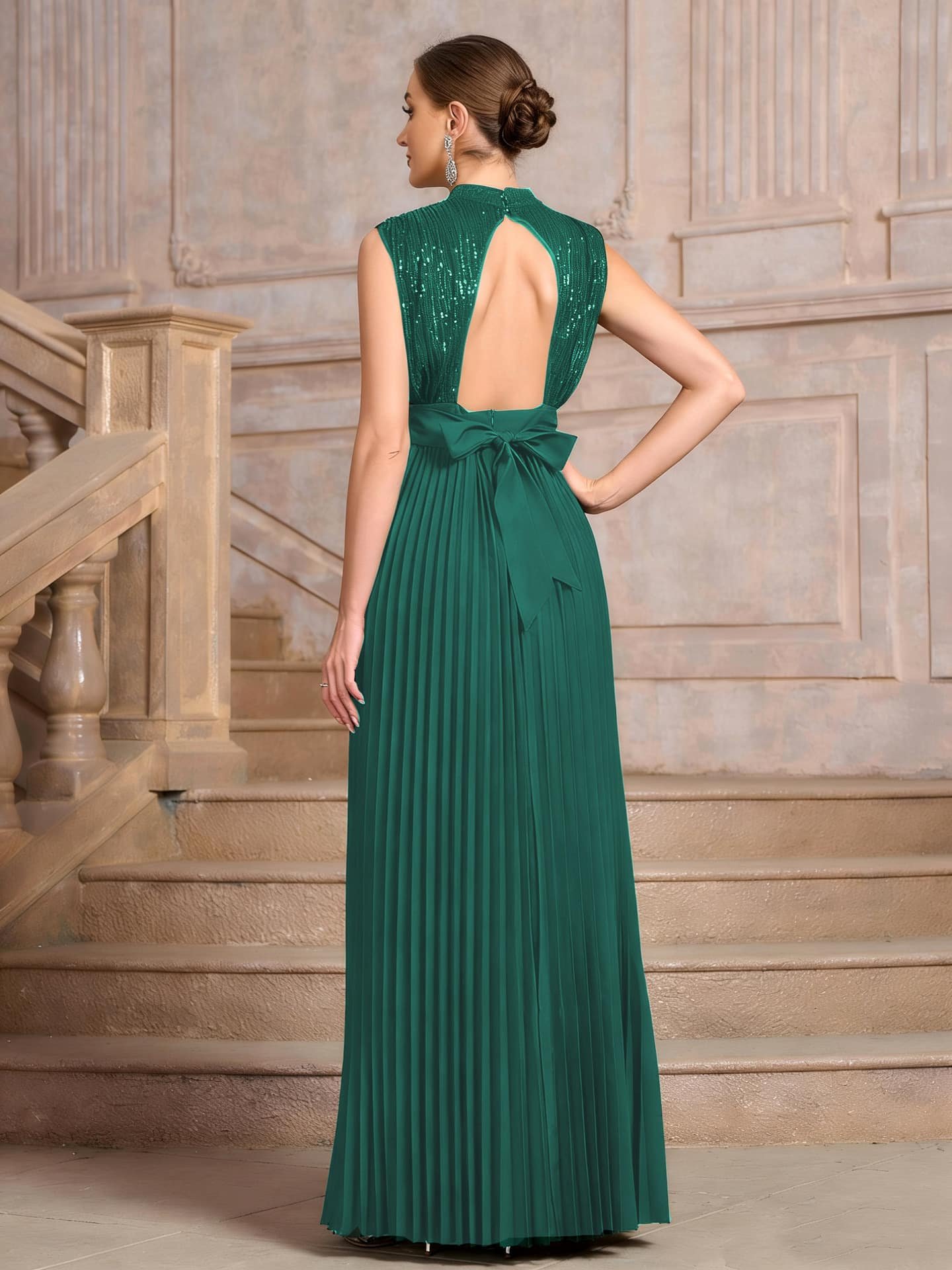 Backless High Waist Dress - Image 7