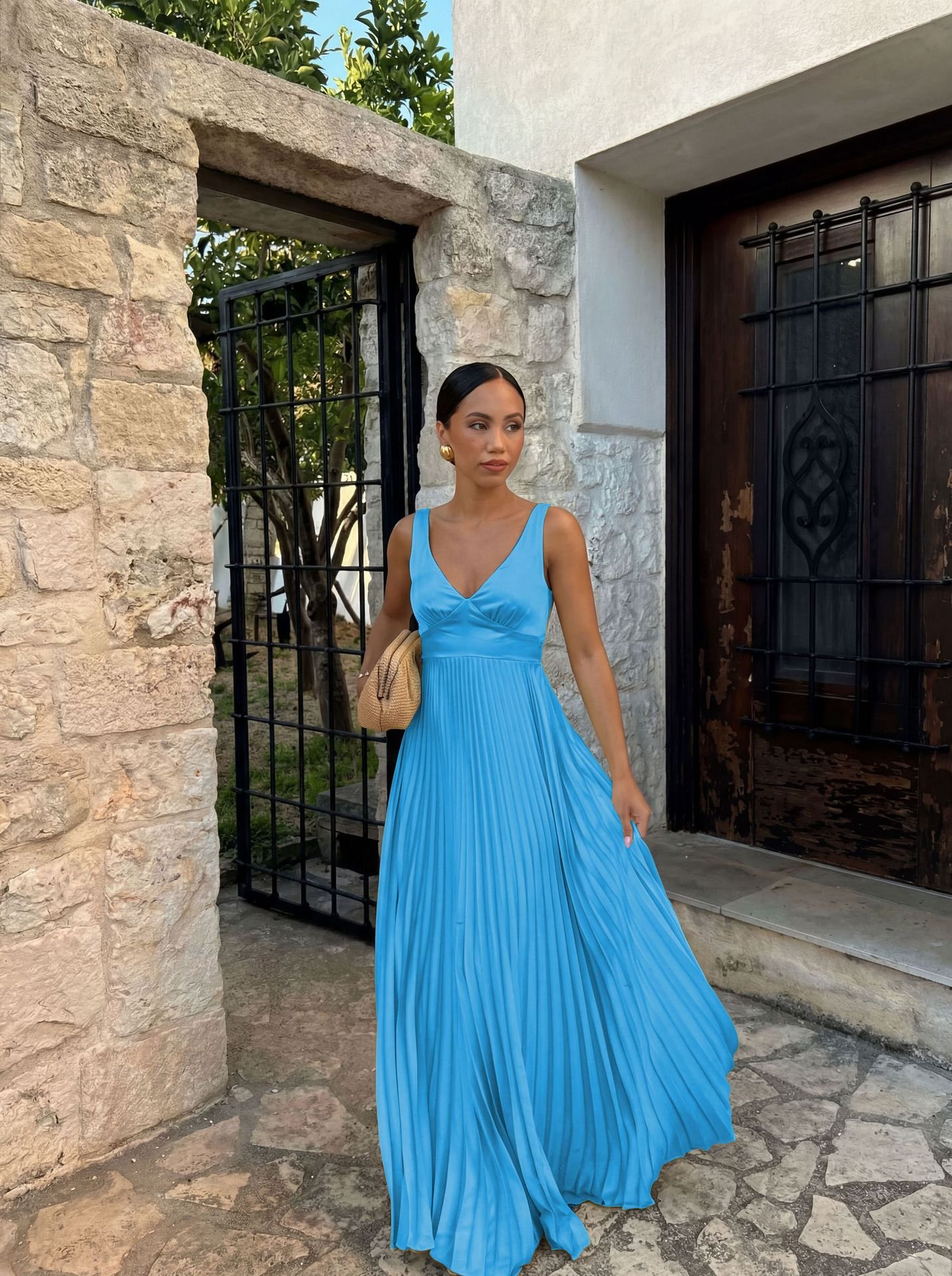 Spring Summer Dress Fitted Waist - Image 7