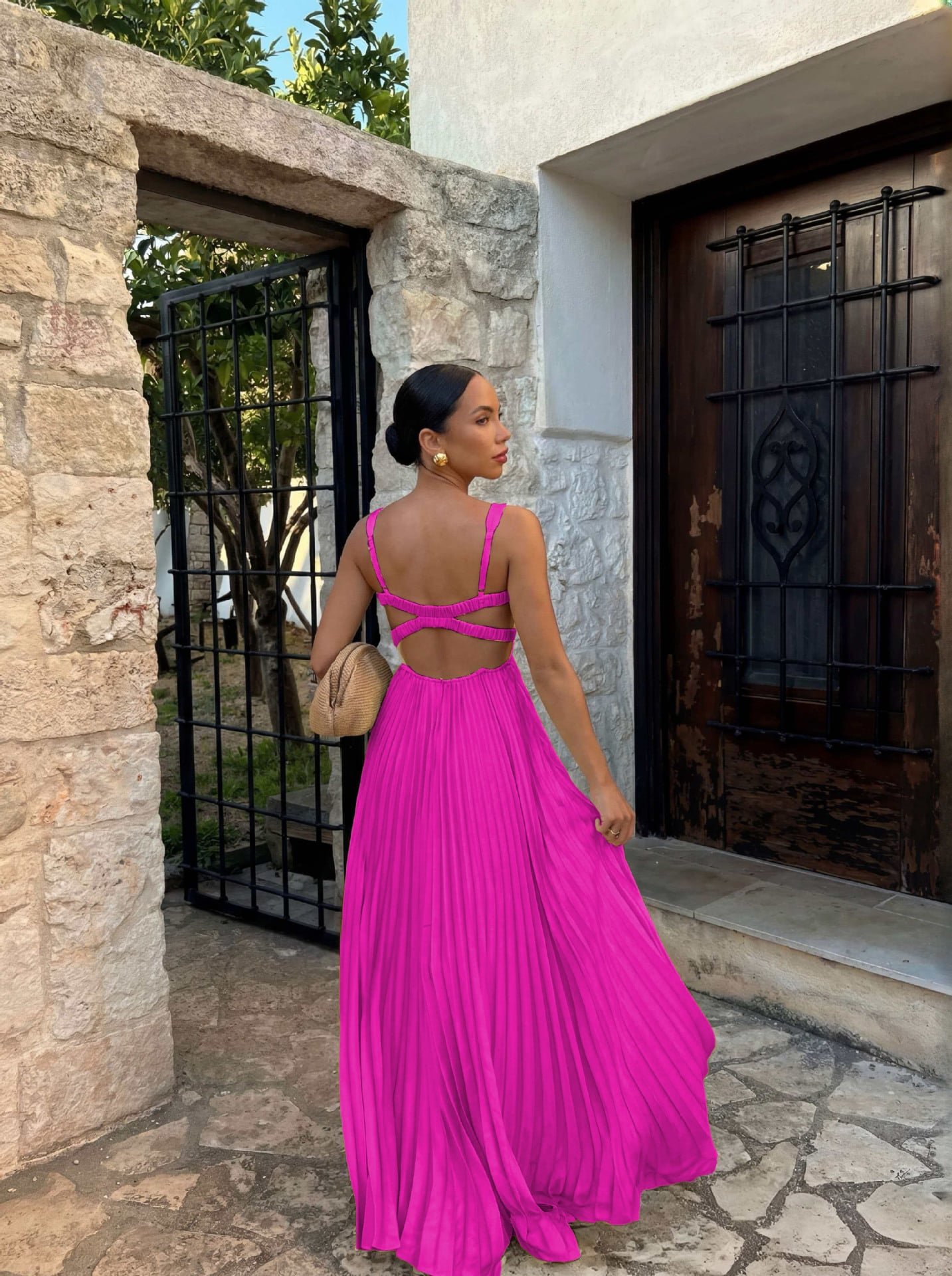 Spring Summer Dress Fitted Waist - Image 11