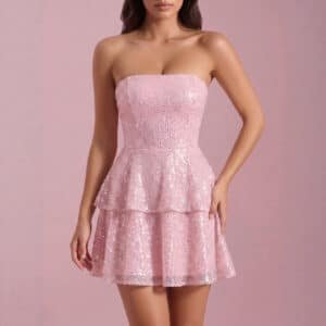 Jumpsuit Bow Cocktail Evening Dress