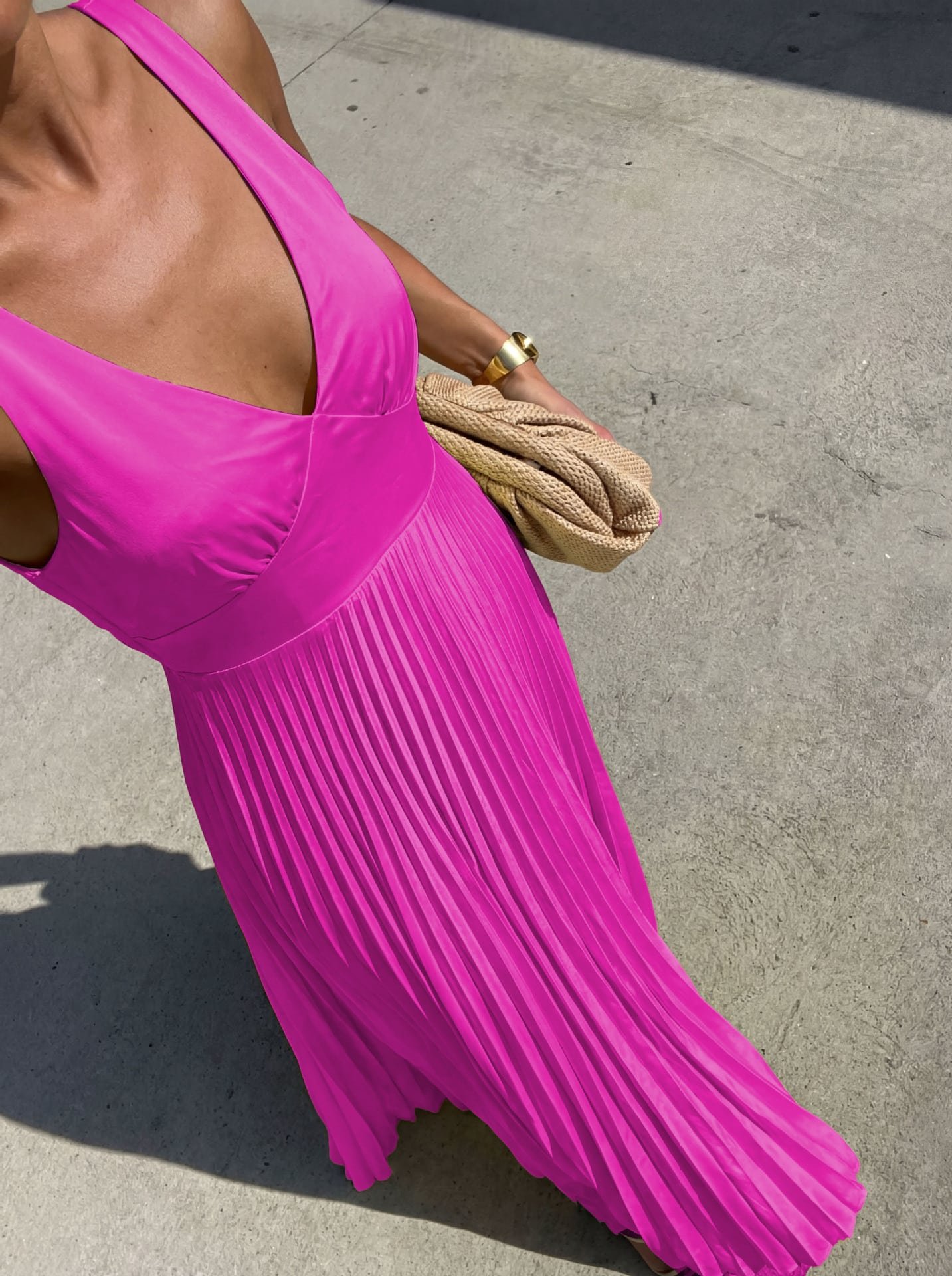 Spring Summer Dress Fitted Waist - Image 12