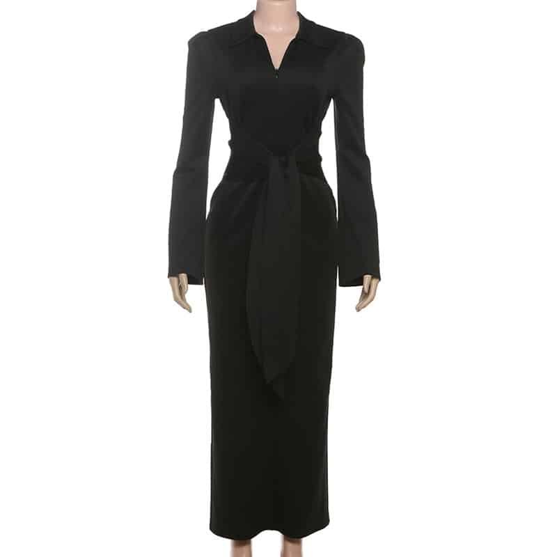 Fall Waist Tight Slim Dress - Image 5