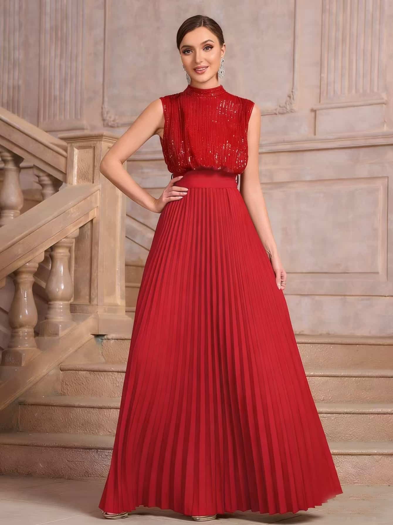 Backless High Waist Dress - Image 4