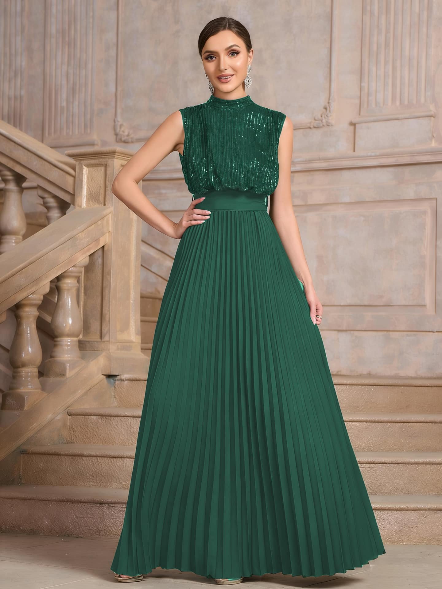Backless High Waist Dress - Image 8