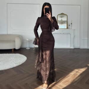 Winter Elegant Evening Dress