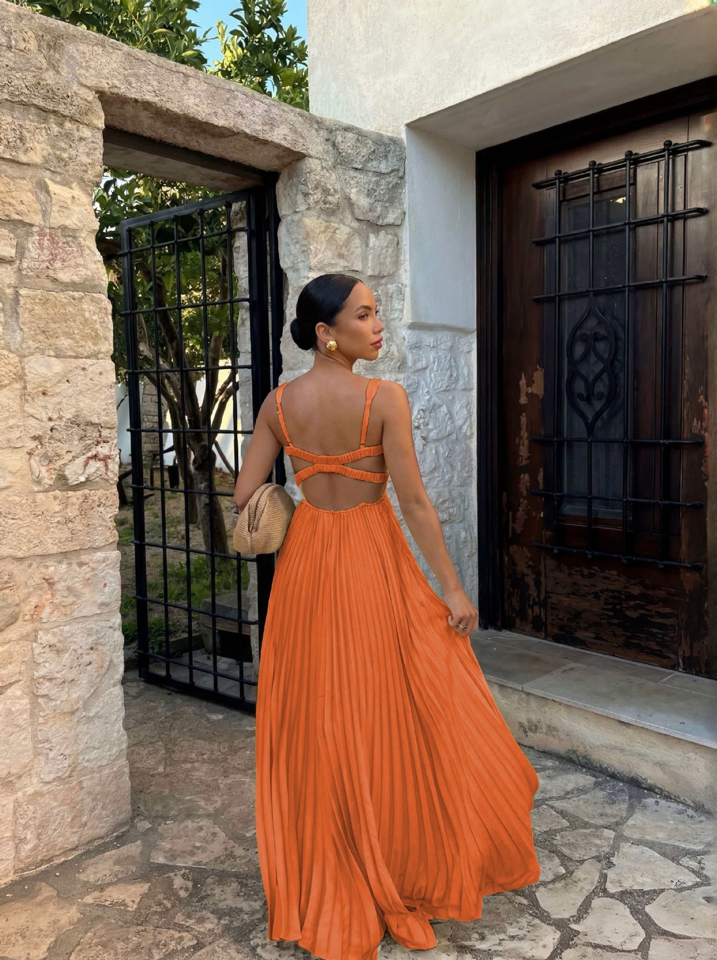 Spring Summer Dress Fitted Waist - Image 3