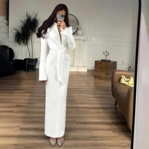 Fall Waist Tight Slim Dress