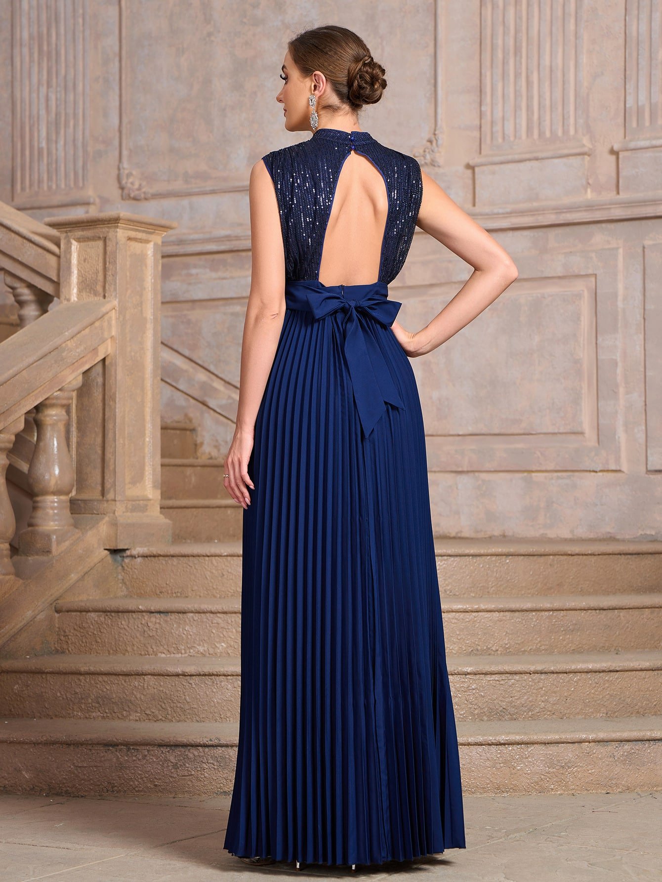 Backless High Waist Dress - Image 2