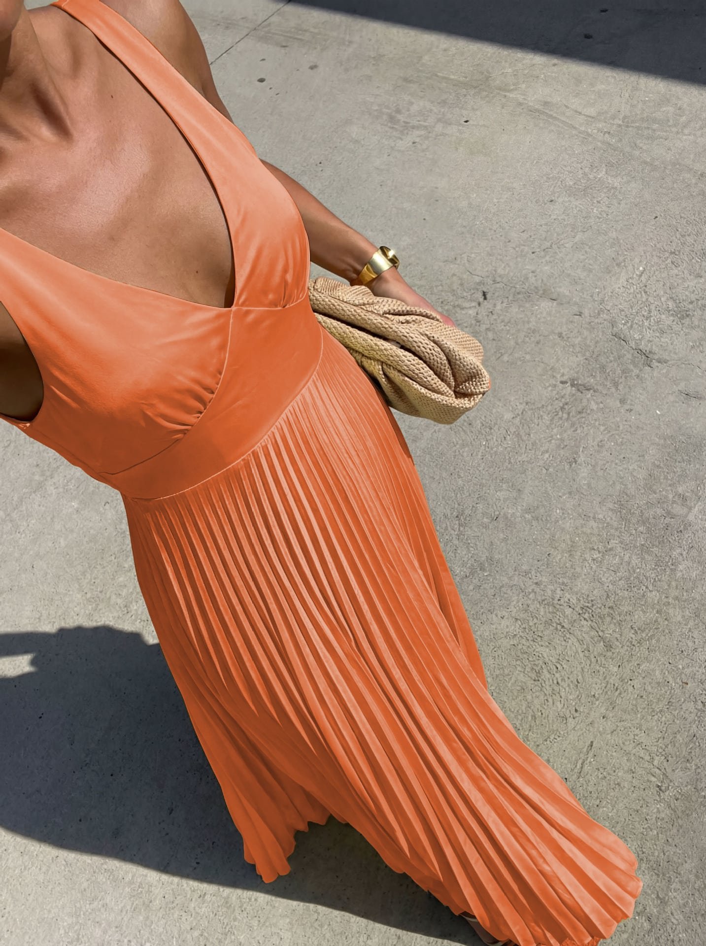 Spring Summer Dress Fitted Waist - Image 2