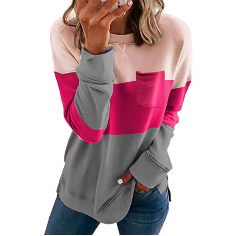 Casual Long Sleeve Sweatshirt - Image 2