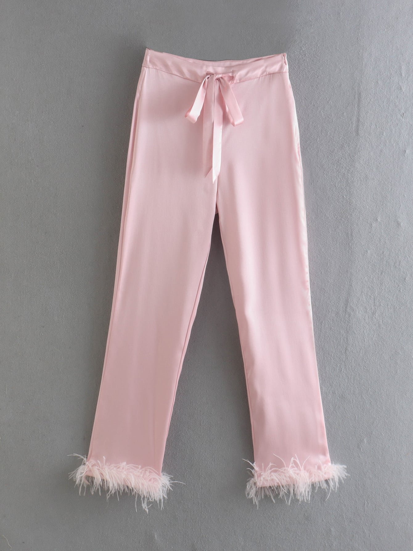 Casual Feather Trousers & TOP - Image 2