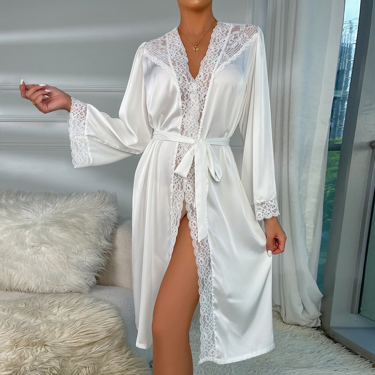 Light Luxury Cool Nightgown - Image 5