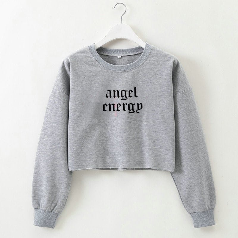Angel Letter Graphic Sweatshirt - Image 14