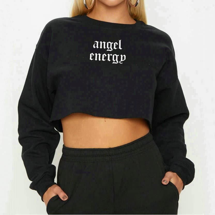 Angel Letter Graphic Sweatshirt