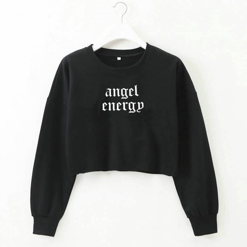 Angel Letter Graphic Sweatshirt - Image 5