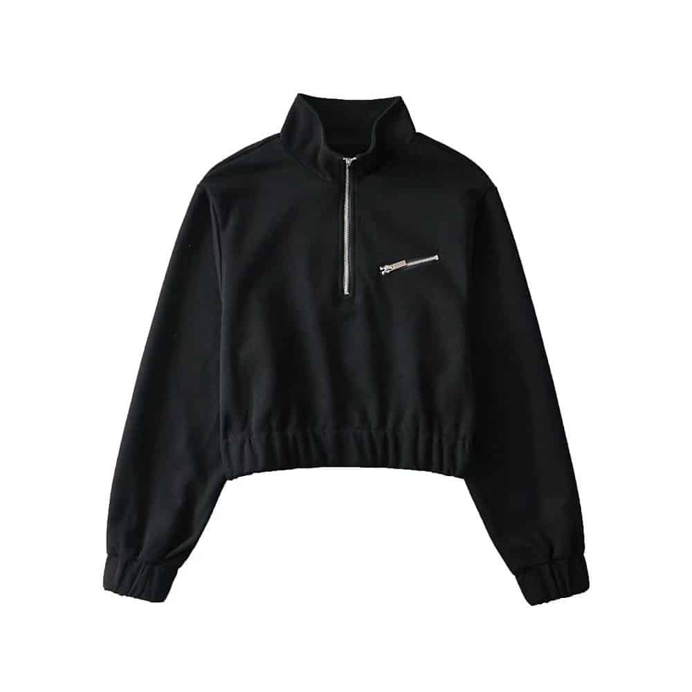 New Half Zipper Sweatshirt - Image 8