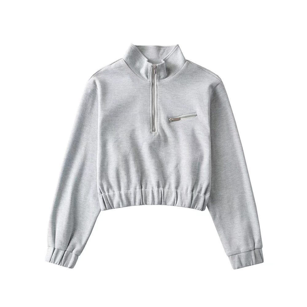 New Half Zipper Sweatshirt - Image 9