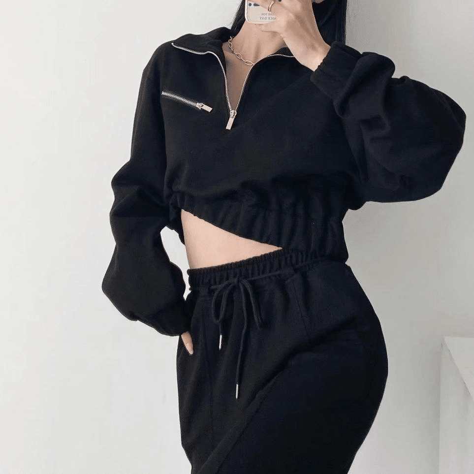 New Half Zipper Sweatshirt - Image 3