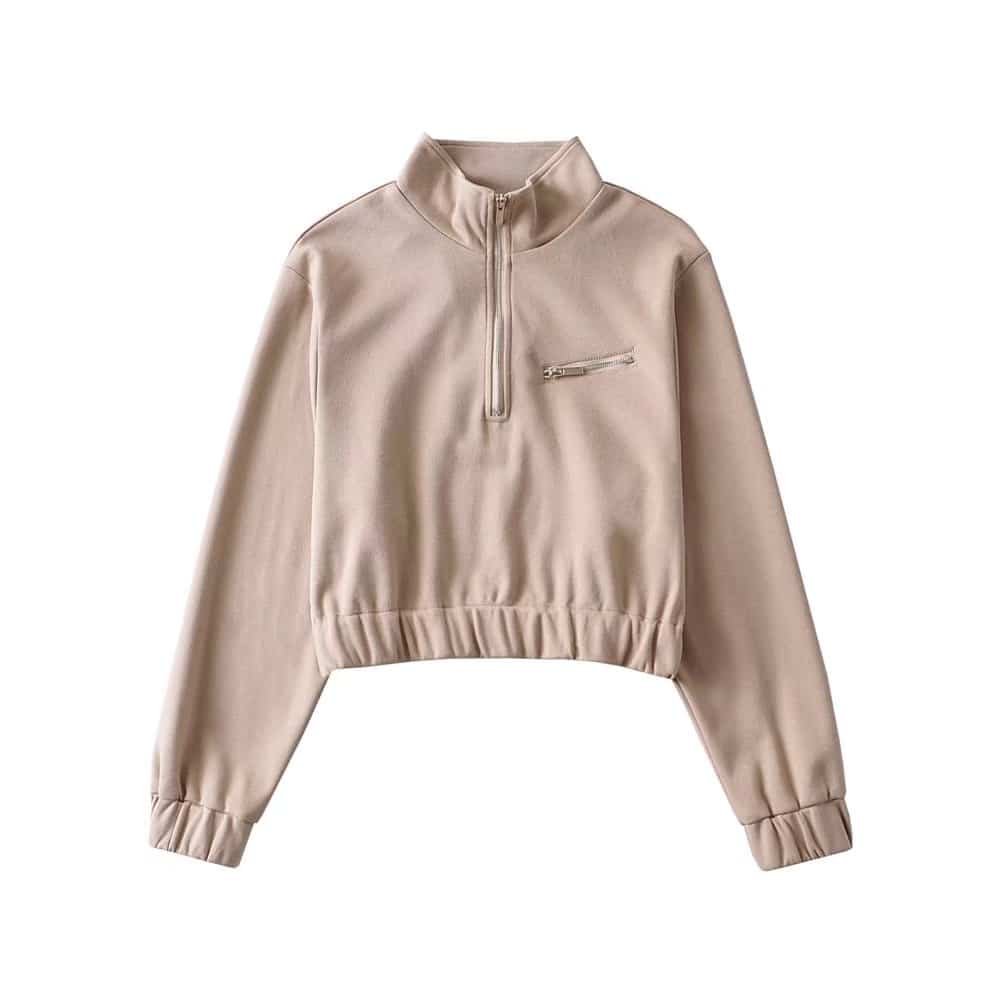 New Half Zipper Sweatshirt - Image 4