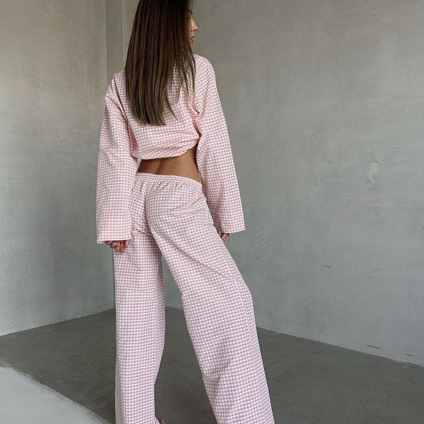 Warm Pink Cotton Homewear - Image 2