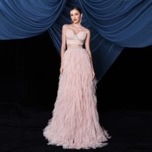Evening Skirt Two Piece Set