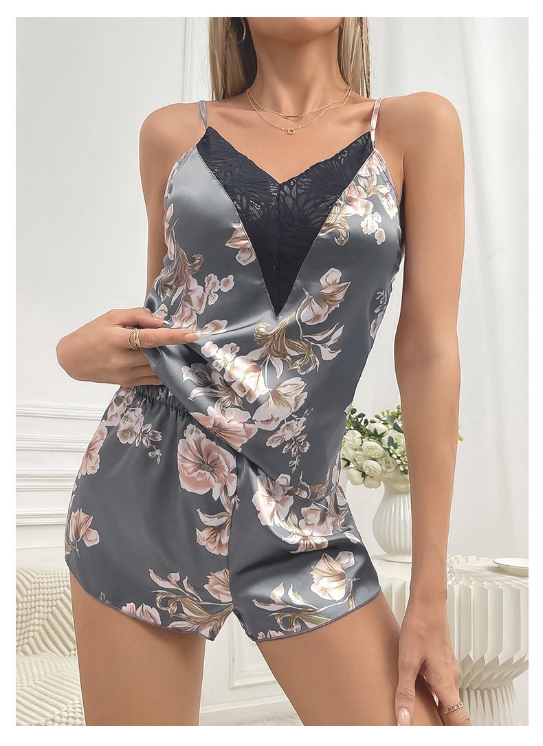 Ice Silk Lace HomeWear - Image 4