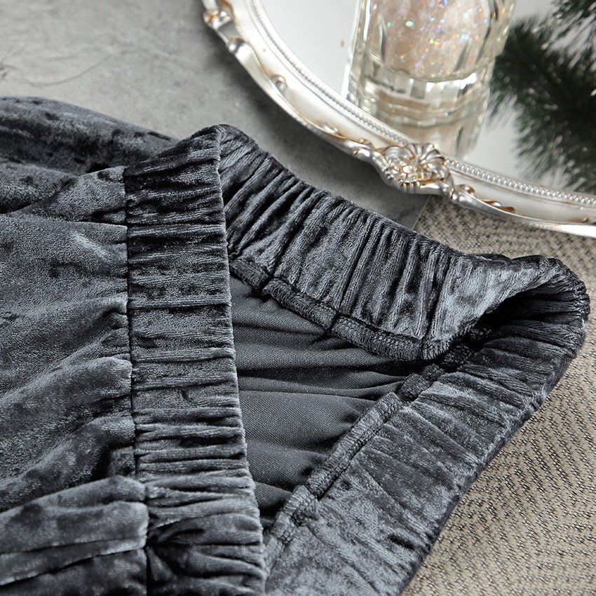 Velvet Feather Pajamas Set - Image 8