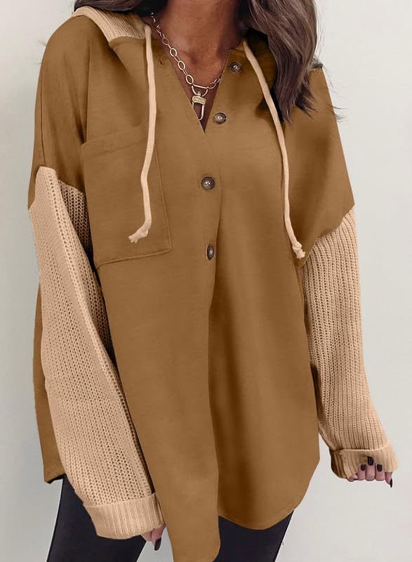 Patchwork Hoodie Casual Sweater - Image 4