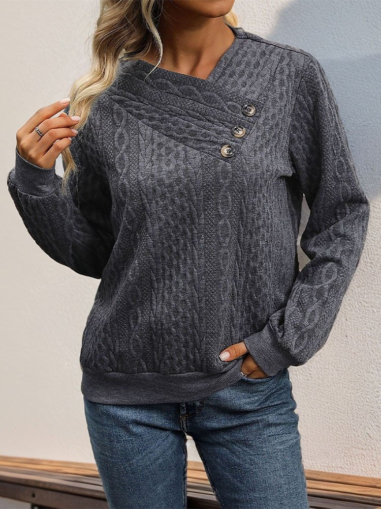 Long Sleeve Pleated Hoodie - Image 5