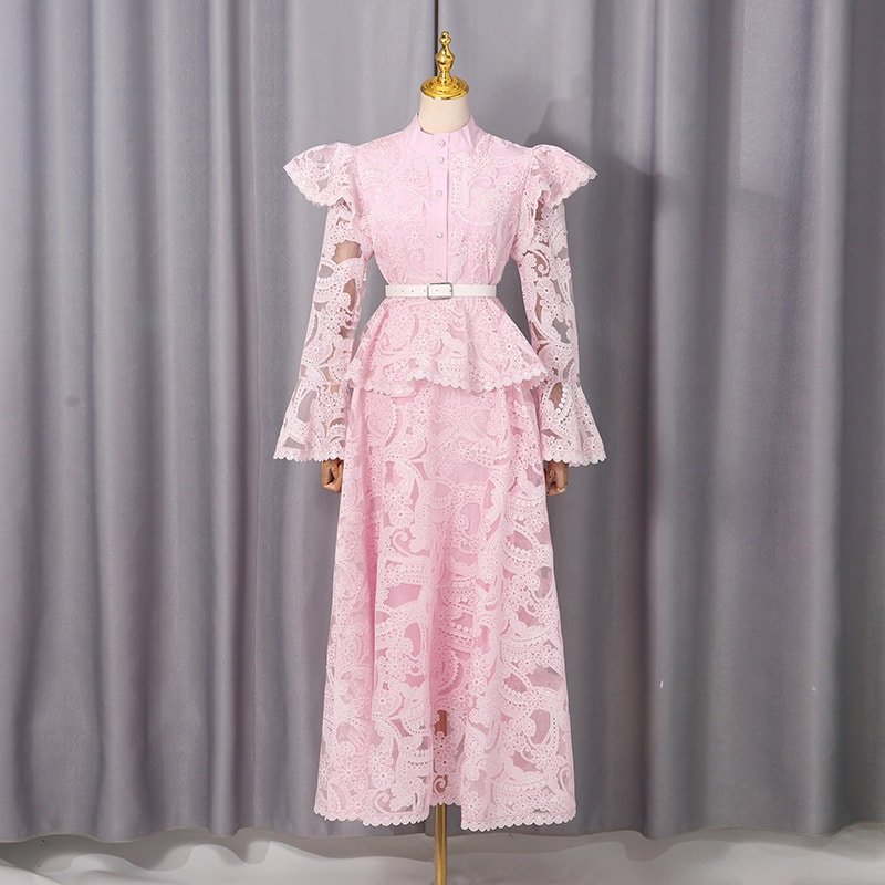 French Cutout Elegant Dress - Image 5
