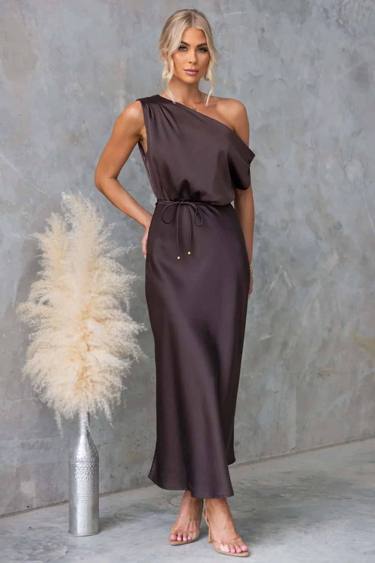 Cocktail off the Shoulder Dress - Image 11