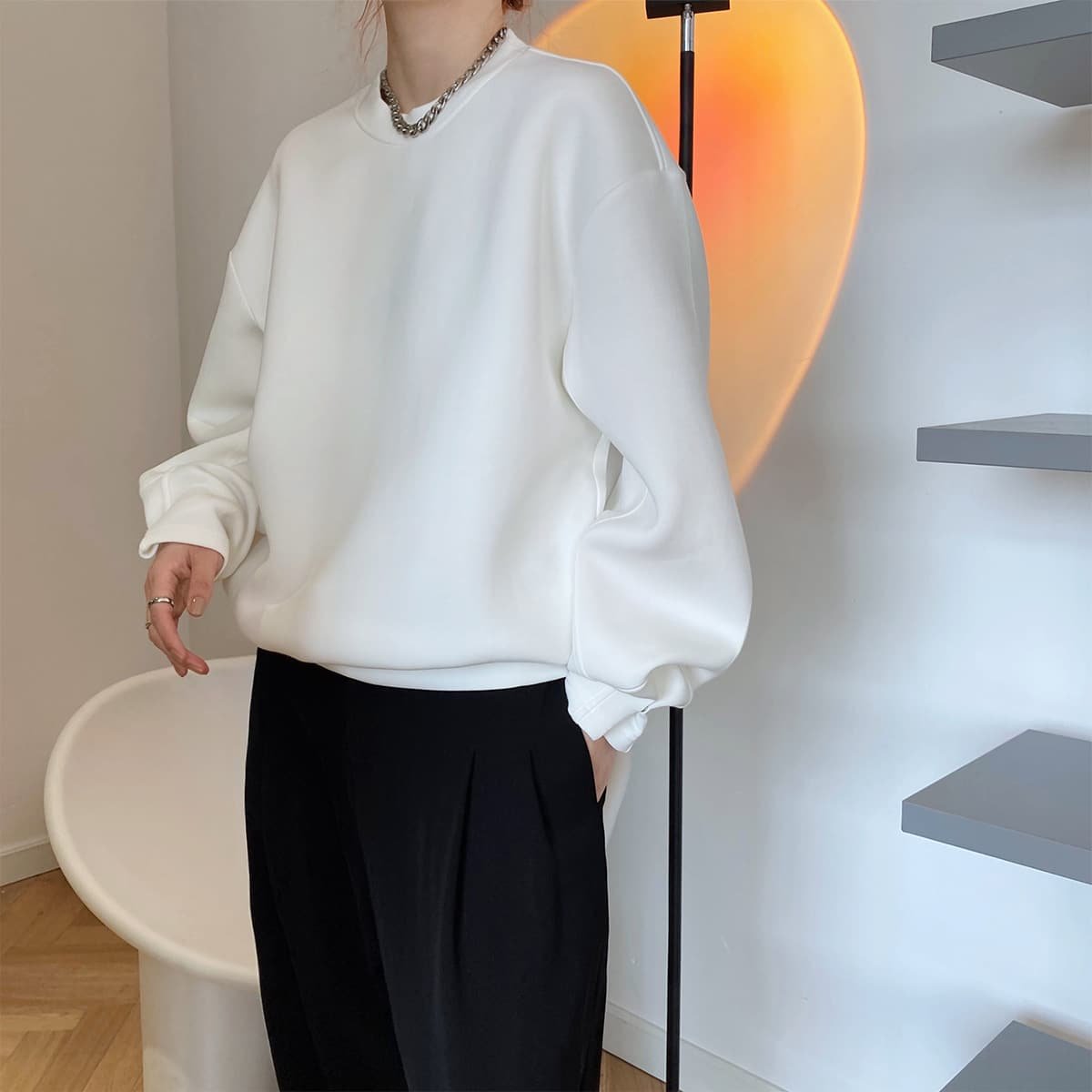 Fashionable Cotton Sweatshirt - Image 3