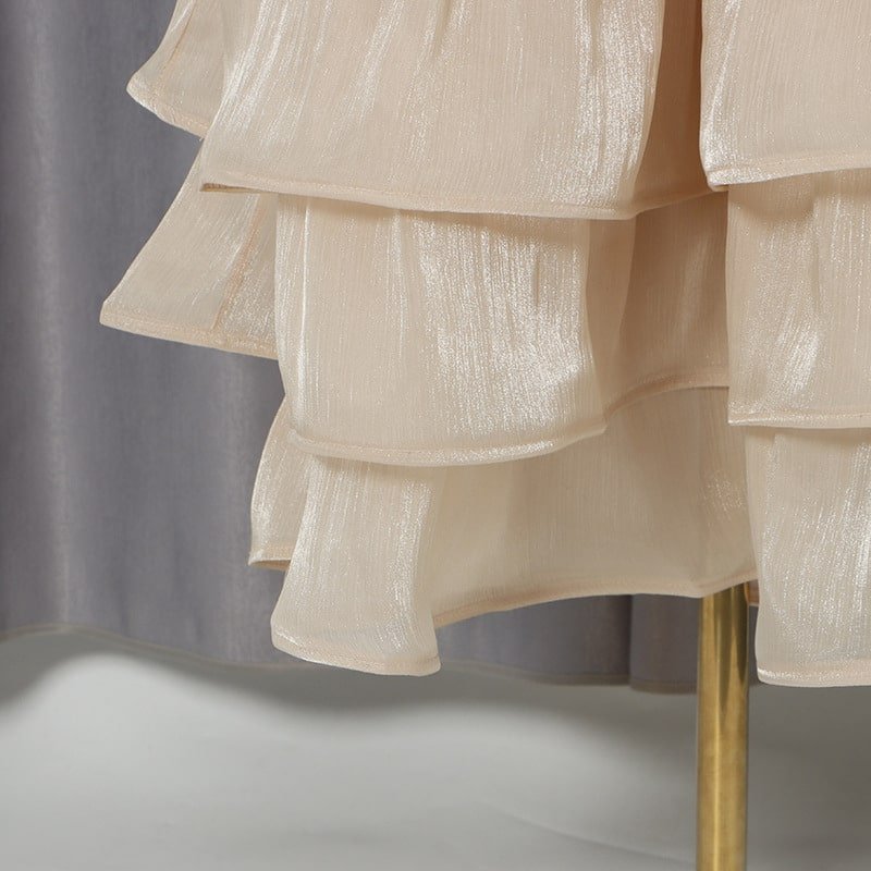 Spring Elegant Lantern Maxi Dress - Image 10