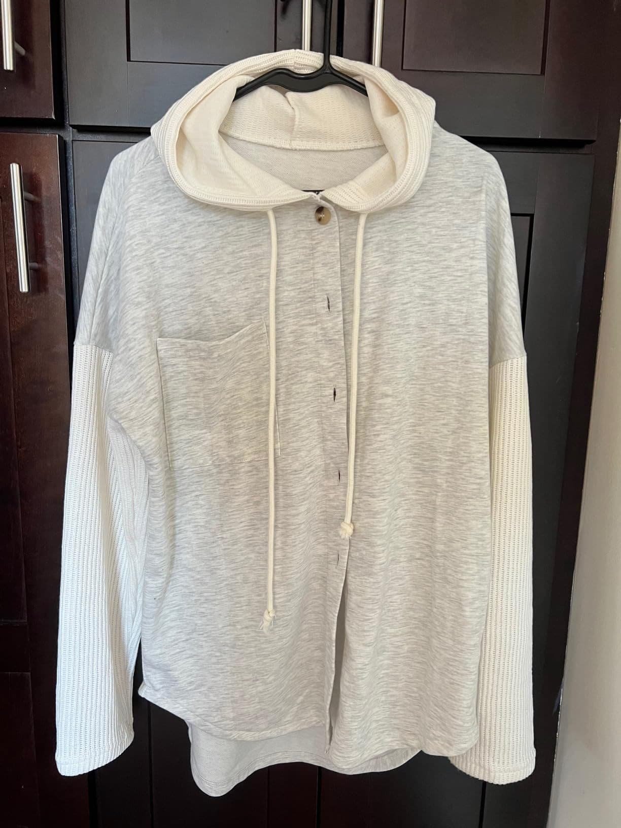 Patchwork Hoodie Casual Sweater - Image 10