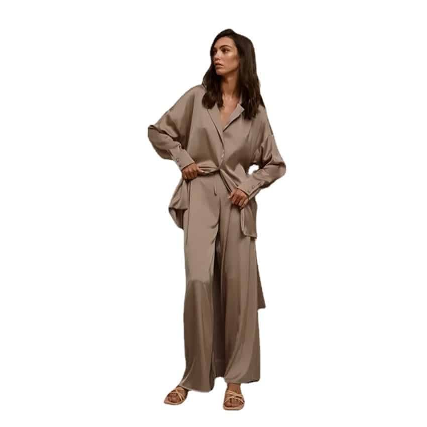French Two Piece Nightgown - Image 5