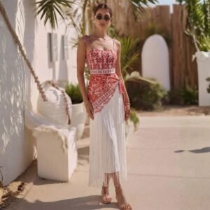 Tassel Wrap Skirt Sets