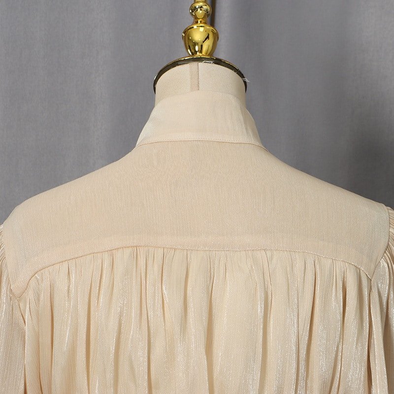 Spring Elegant Lantern Maxi Dress - Image 12
