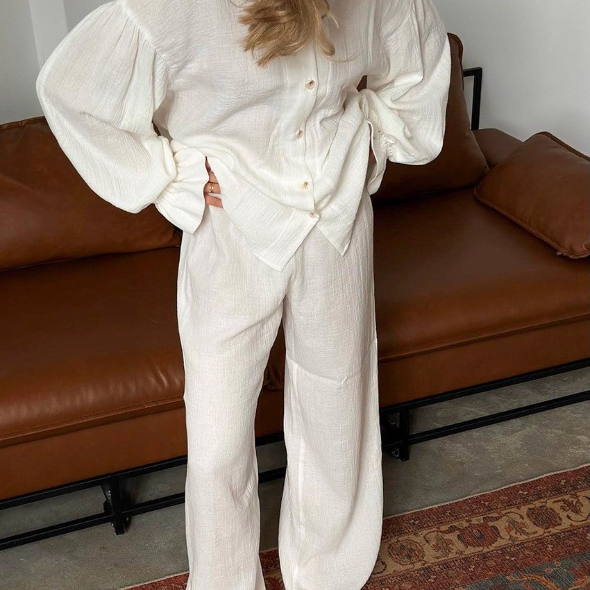 Winter Pure Cotton Pajamas - Image 3